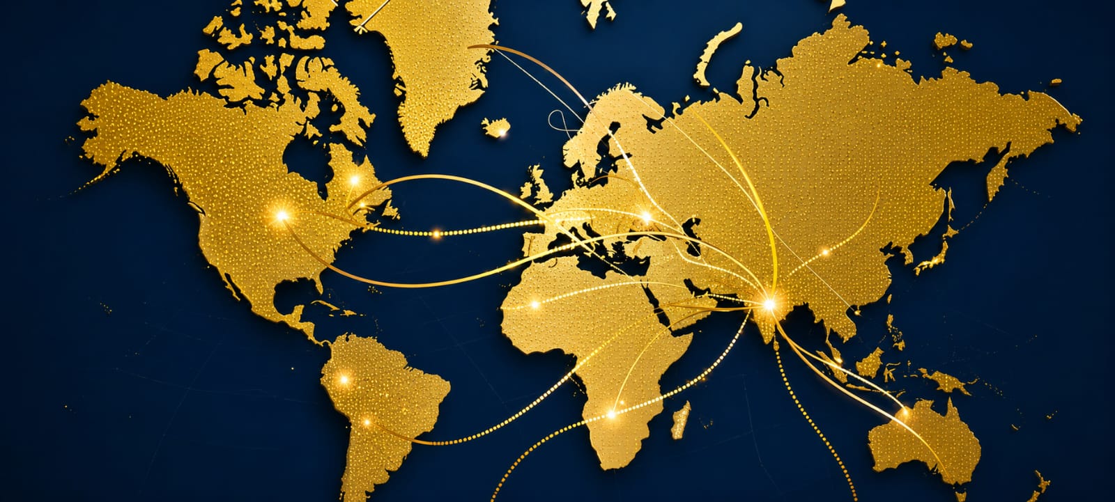 Global export reach map